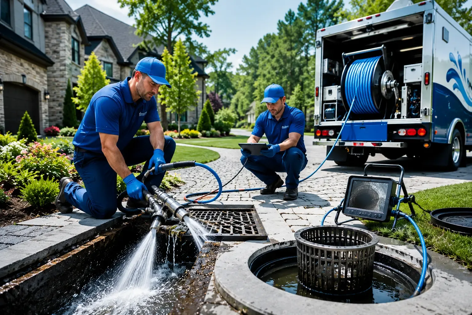 Local outdoor drain cleaning professionals in Thomasville, PA